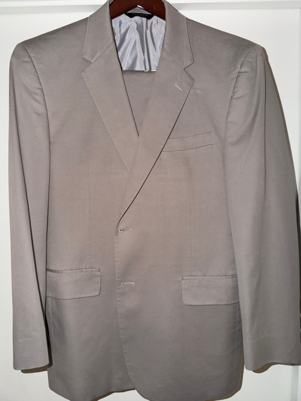 Jos. A. Bank Men's Taupe Single-Breasted Suit